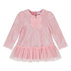 Younger Girls Pink Embellished Sequin Dress, 1, hi-res