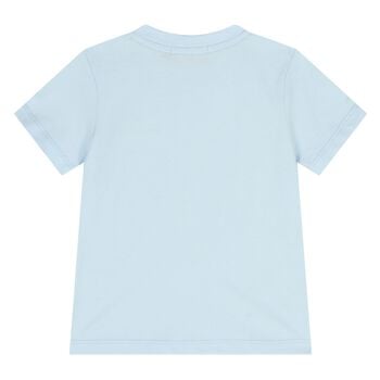 Younger Boys Blue Logo T-Shirt 