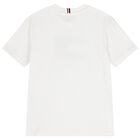 Boys White Logo T-Shirt, 4, hi-res