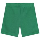 Boys Black & Green Logo Shorts Set, 1, hi-res