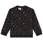 بدله رياضيه للصغار بالشعار بطبعه ديزنى باللون الاسود , 1, hi-res