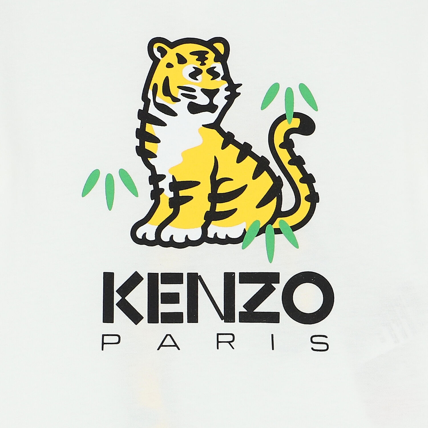 تيشيرت بشعار النمر باللون الابيض , 1, hi-res