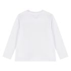 Younger Boys White Yeti Long Sleeve Top, 1, hi-res