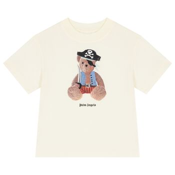 Ivory Logo Pirate Bear T-Shirt
