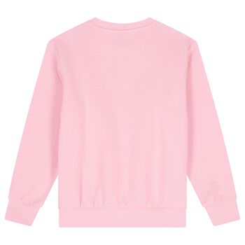 سويت شيرت بنات بشعار جوردان باللون الوردي