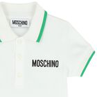 تيشيرت أولاد بولو بالشعار باللون الأبيض, 1, hi-res