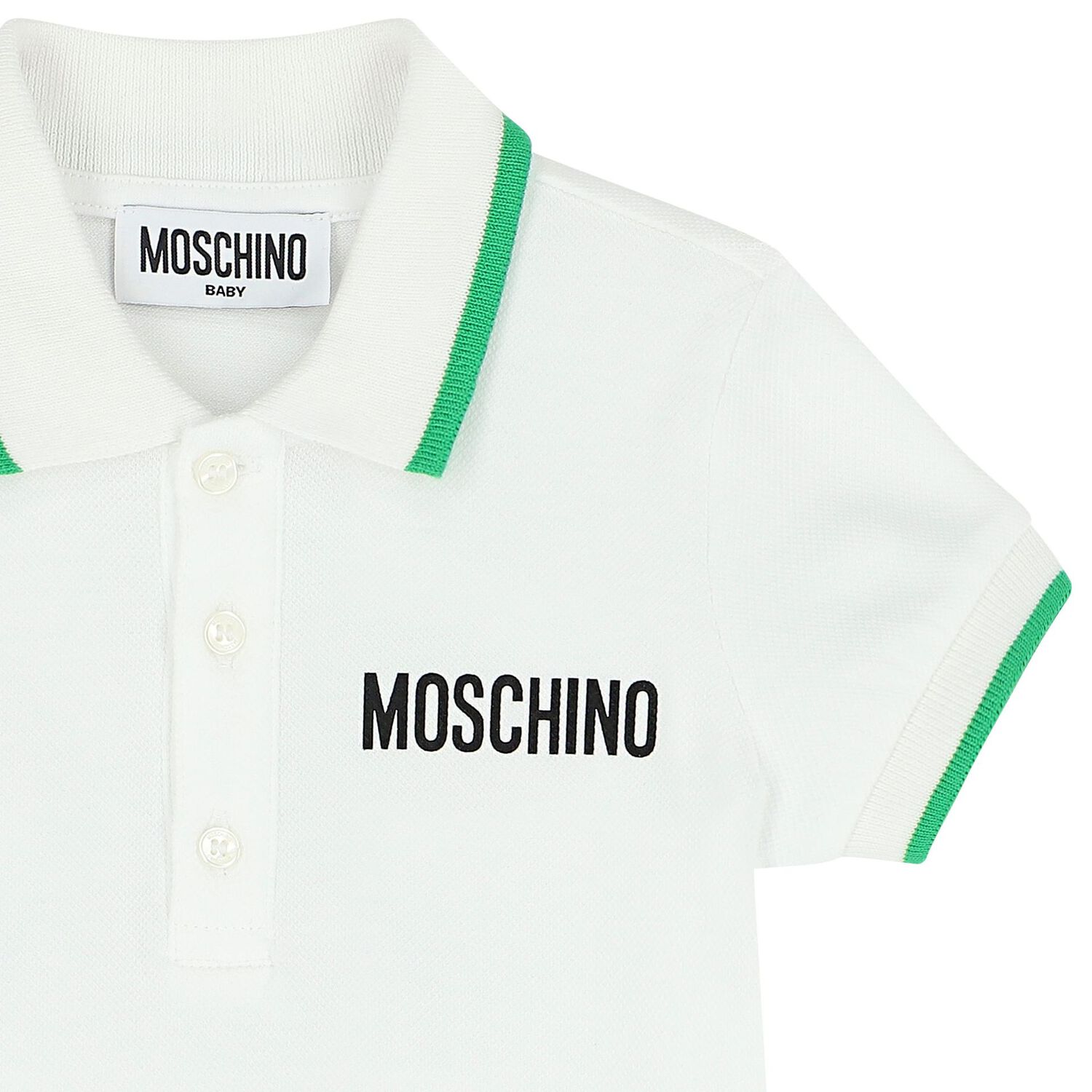 تيشيرت أولاد بولو بالشعار باللون الأبيض, 1, hi-res