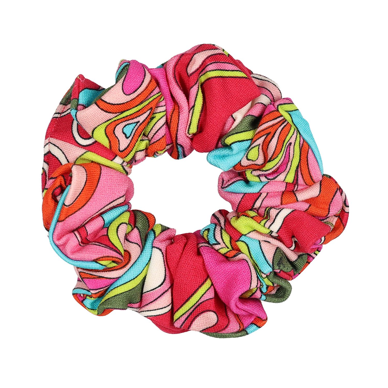 Girls Pink Orchidee Scrunchie, 1, hi-res