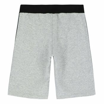 Boys Grey Logo Shorts