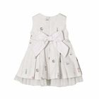 فستان عيد مطبع باللون الرمادي للبنات, 1, hi-res