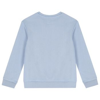 Boys Blue Teddy Bear Sweatshirt 