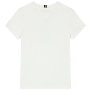 Boys White Logo T-Shirt