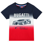 تيشيرت بالشعار باللون الكحلى والابيض والاحمر للاولاد, 1, hi-res