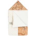 مدس أطفال بطبعة خريطة باللون البيج و العاجي, 1, hi-res