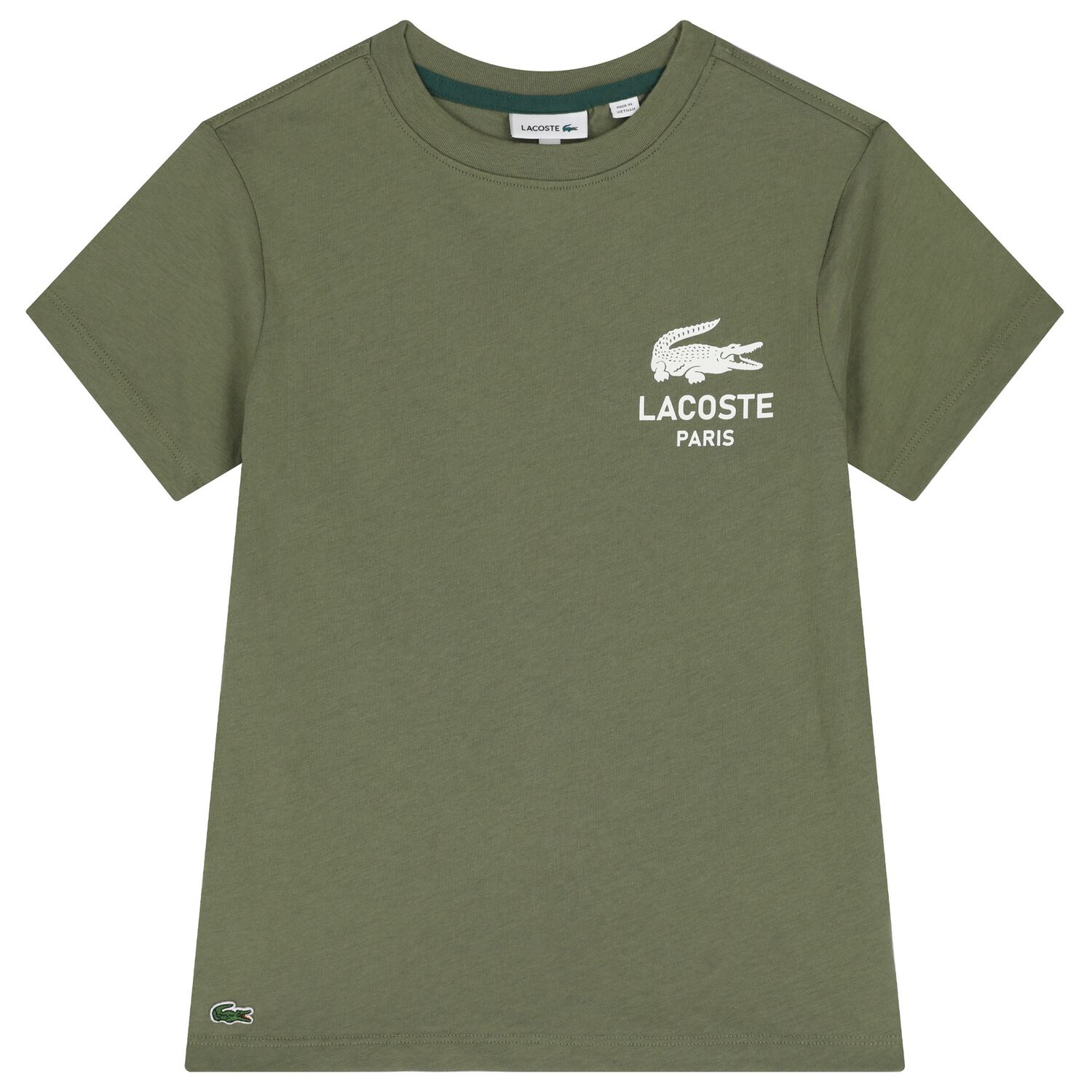 Boys Green Logo T-Shirt, 3, hi-res