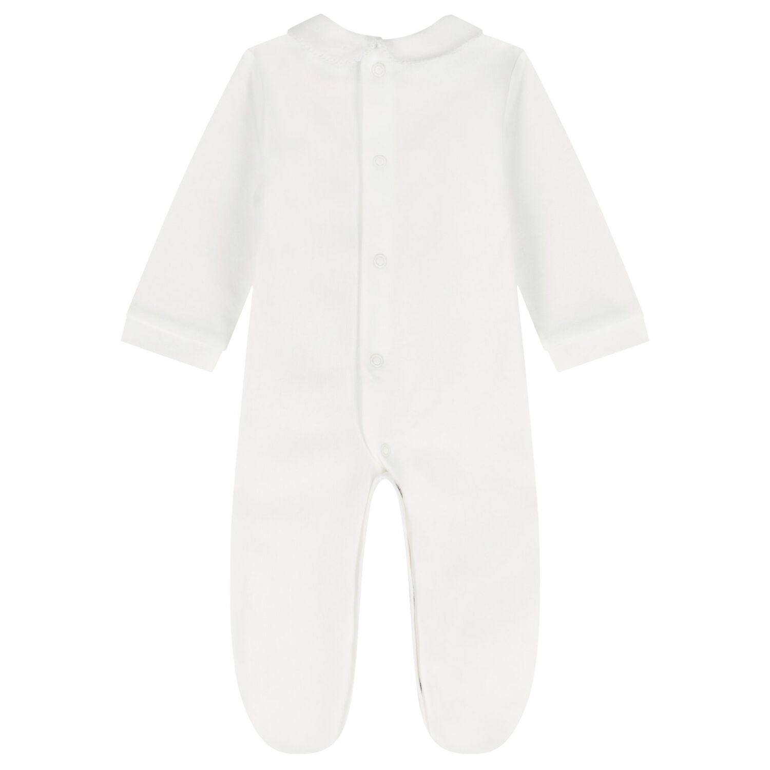 Ivory Smocked Babygrow Gift Set, 2, hi-res
