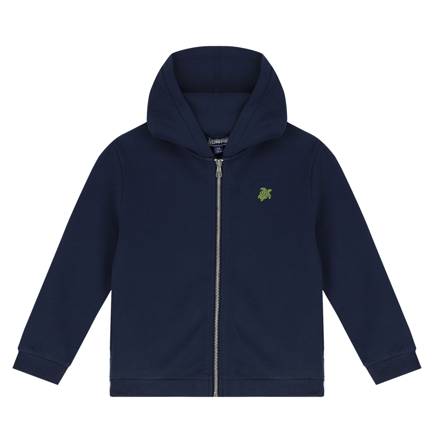 Boys Blue Turtle Hooded Top, 1, hi-res image number null