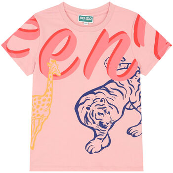 Girls Pink Logo T-Shirt