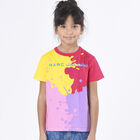 Girls Multicolour Logo T-Shirt, 1, hi-res