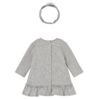 Baby Girls Grey Puppies Dress Set, 1, hi-res