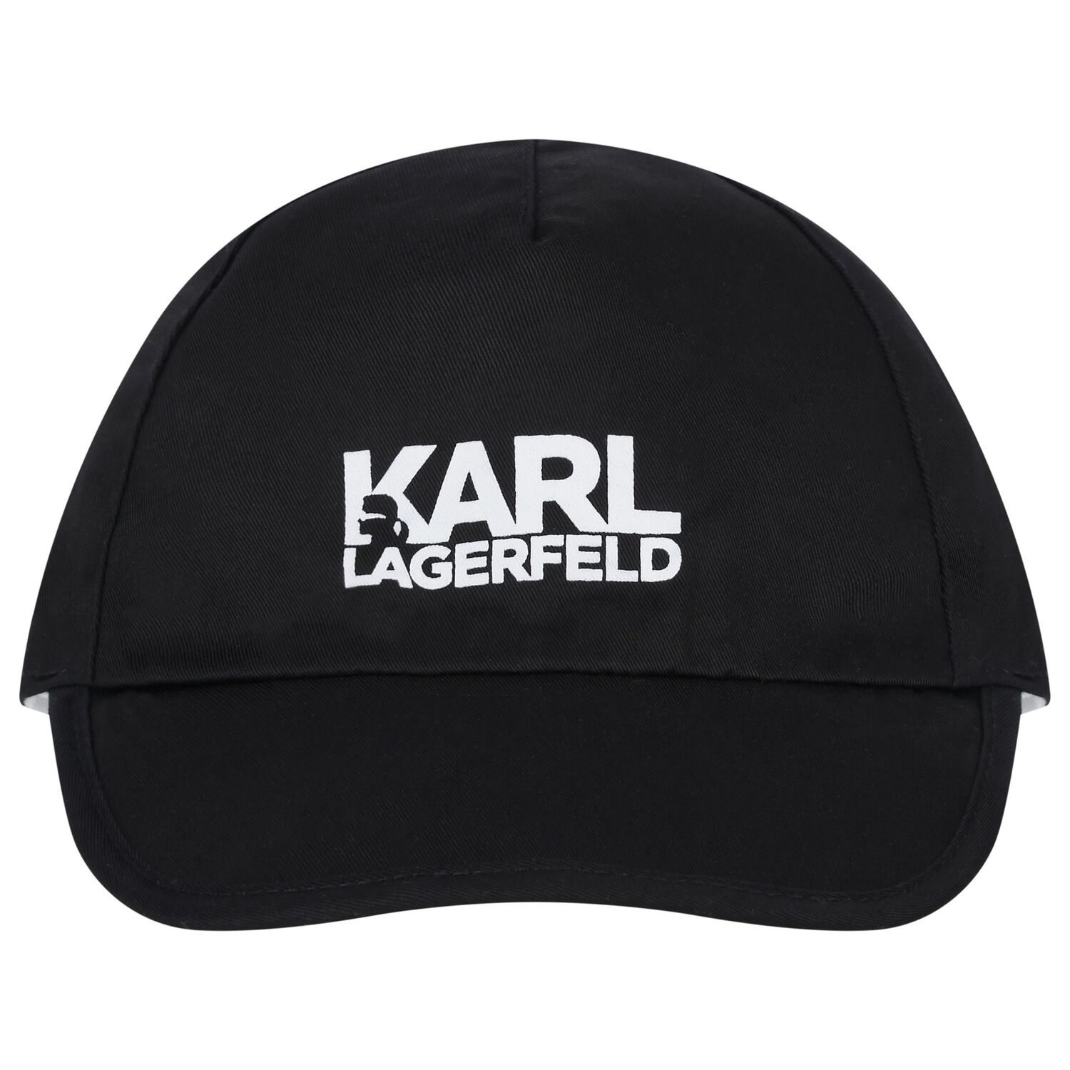 Baby Boys White & Black Logo Reversible Cap, 1, hi-res image number null