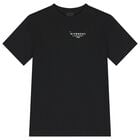 Girls Black Logo T-Shirt Dress, 1, hi-res