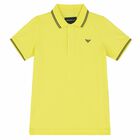 Baby Boys Yellow Logo Polo Shirt, 3, hi-res