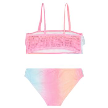 Girls Pink Gradient Bikini
