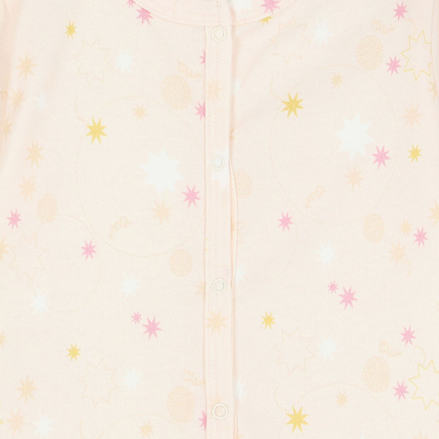 Girls Ivory & Pink Logo Babygrow Gift Set ( 2-Pack ), 1, hi-res image number null