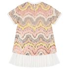 Girls Multi-Coloured Sequin Dress, 1, hi-res