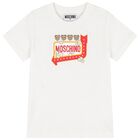 Ivory Popcorn & Teddy Bear Logo T-Shirt, 1, hi-res