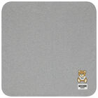 Grey Teddy Bear Logo Baby Blanket, 2, hi-res