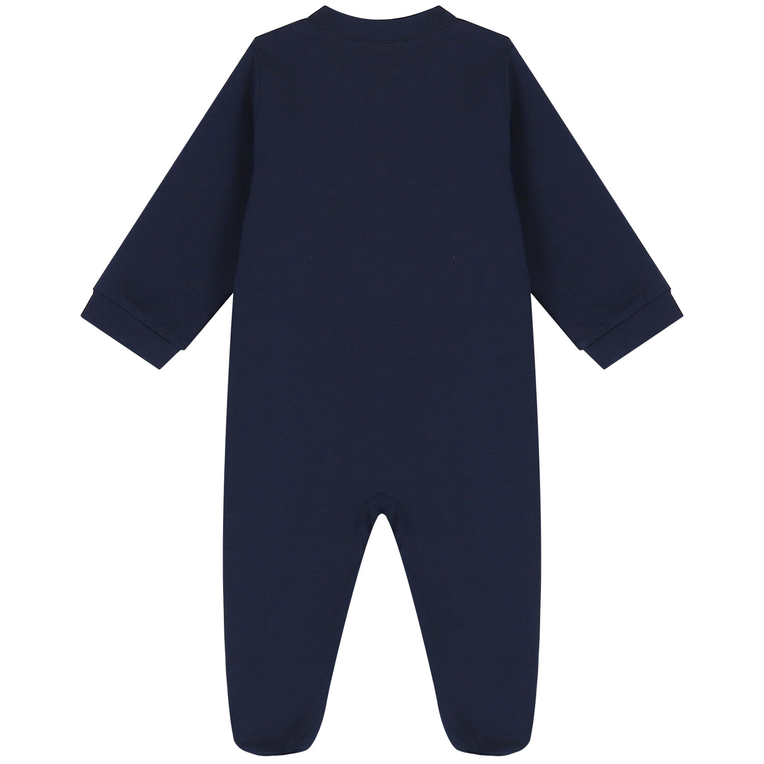 Navy & Gold Logo Babygrow, 2, hi-res