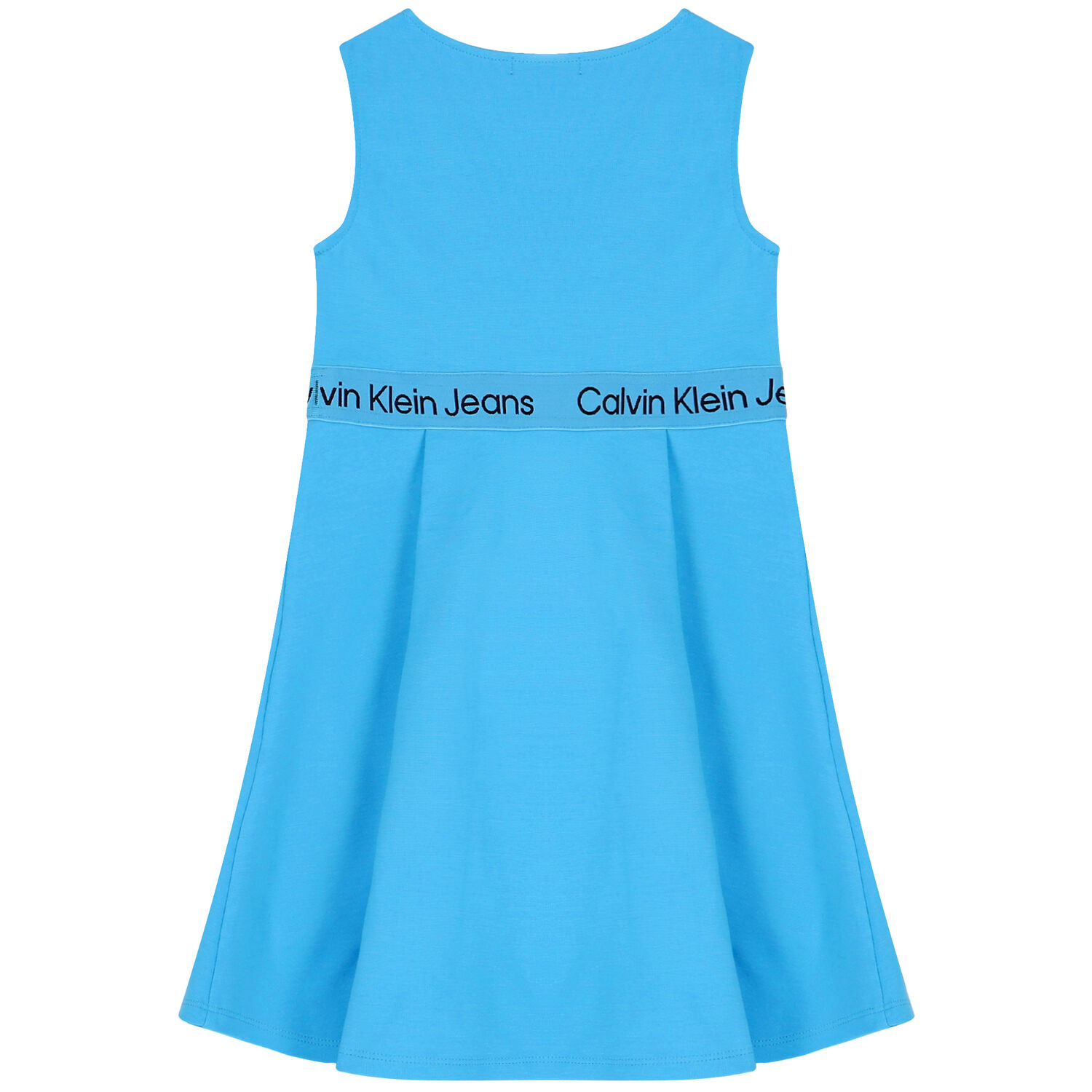 Girls Blue Logo Dress, 2, hi-res