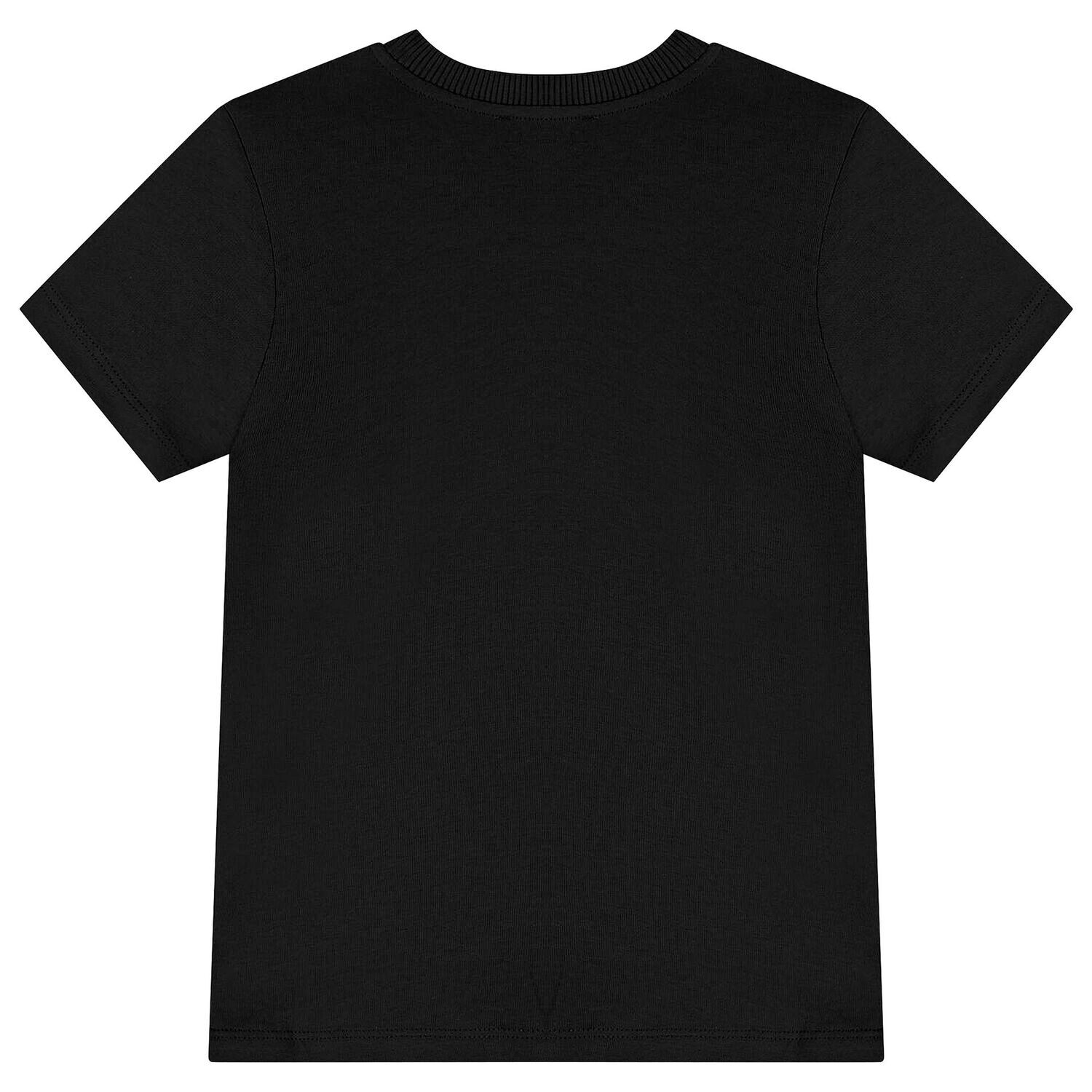 تيشيرت بالشعار بطبعه تيدى بير باللون الاسود, 7, hi-res