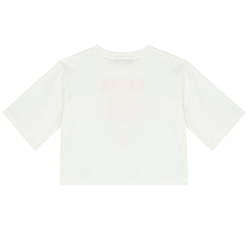 Girls Ivory Logo T-Shirt