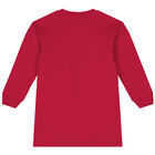 فستان بنات بالشعار باللون الزهرى, 2, hi-res