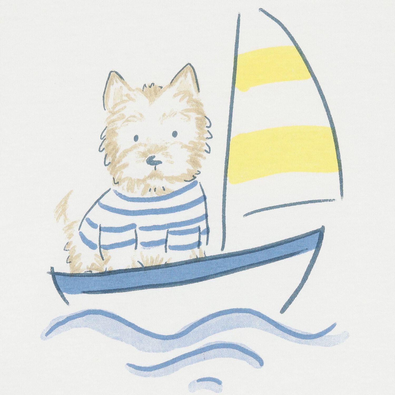 Younger Boys White & Yellow Swim Shorts Set, 1, hi-res image number null