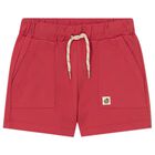 Younger Boys Red Shorts, 2, hi-res