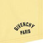 Boys Yellow Logo Shorts, 3, hi-res