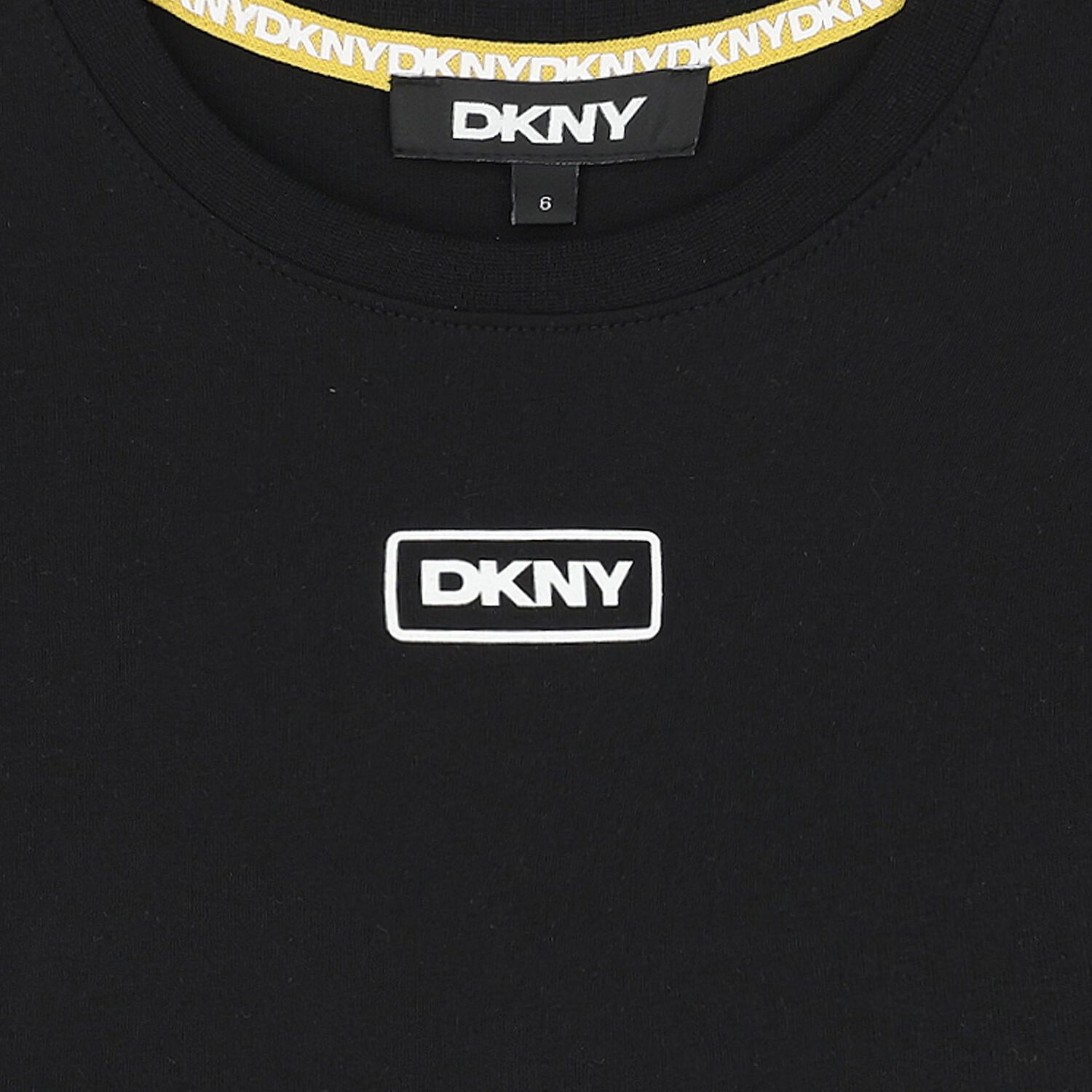 تي شيرت بالشعار باللون الأسود للأولاد, 1, hi-res