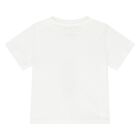 Younger Girls White Logo Ice Lolly T-Shirt, 1, hi-res