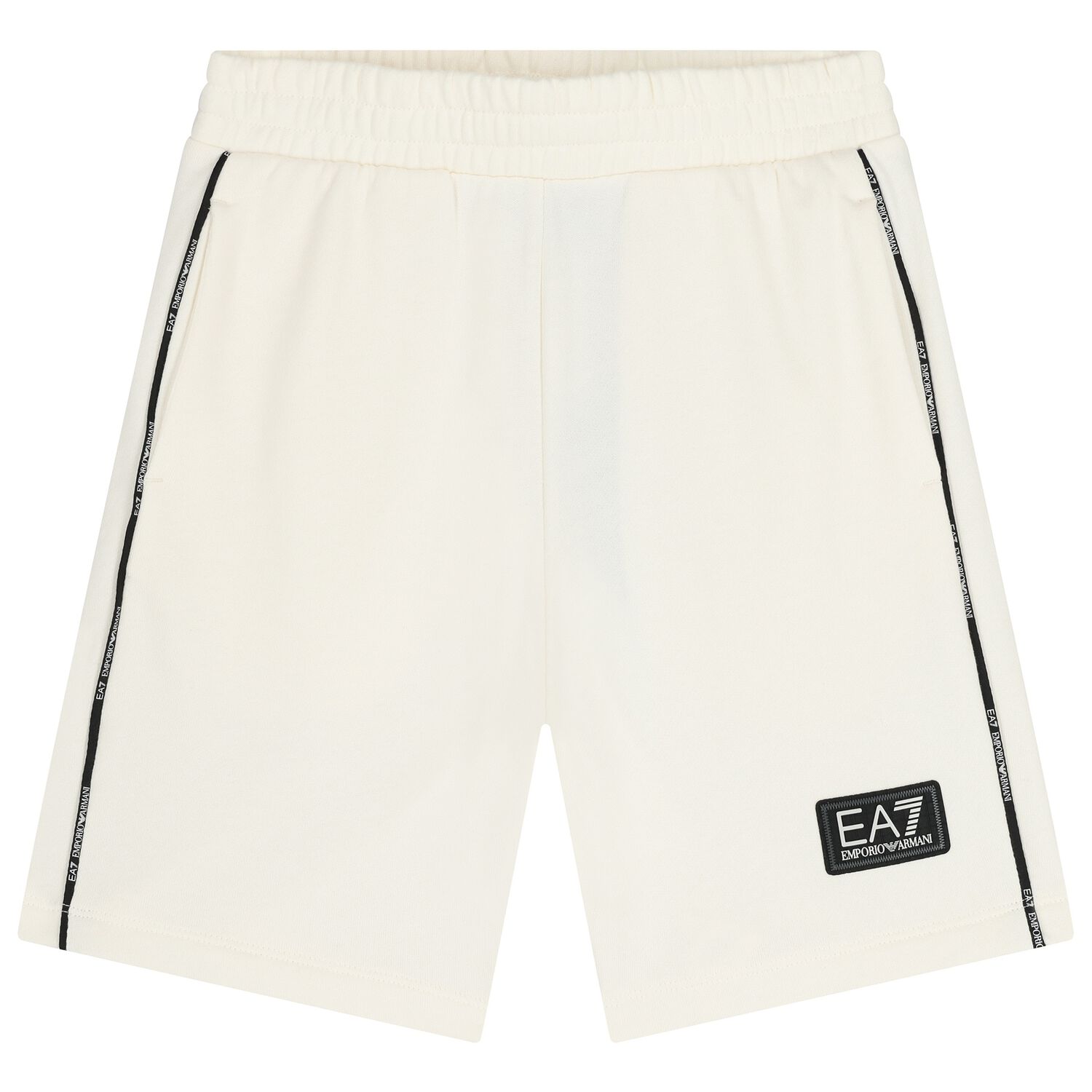 Boys Ivory Logo Shorts, 1, hi-res