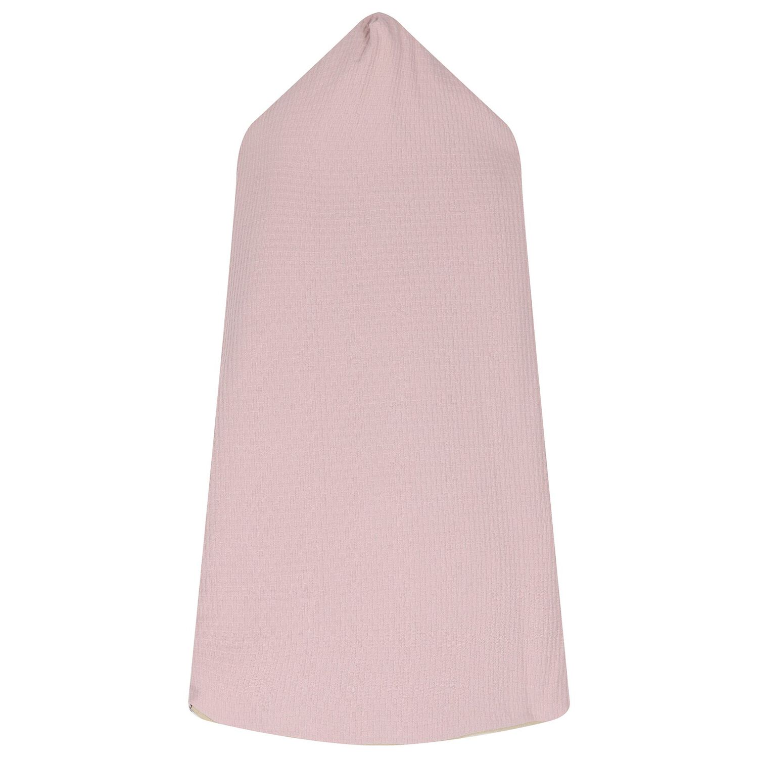 مدس قابل للعكس بغطاء رأس باللون العاجي والوردي للبنات  , 3, hi-res