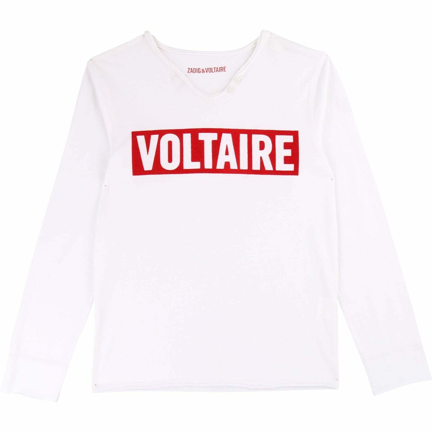 تيشيرت بالشعار باللون الابيض للاولاد, 1, hi-res image number null