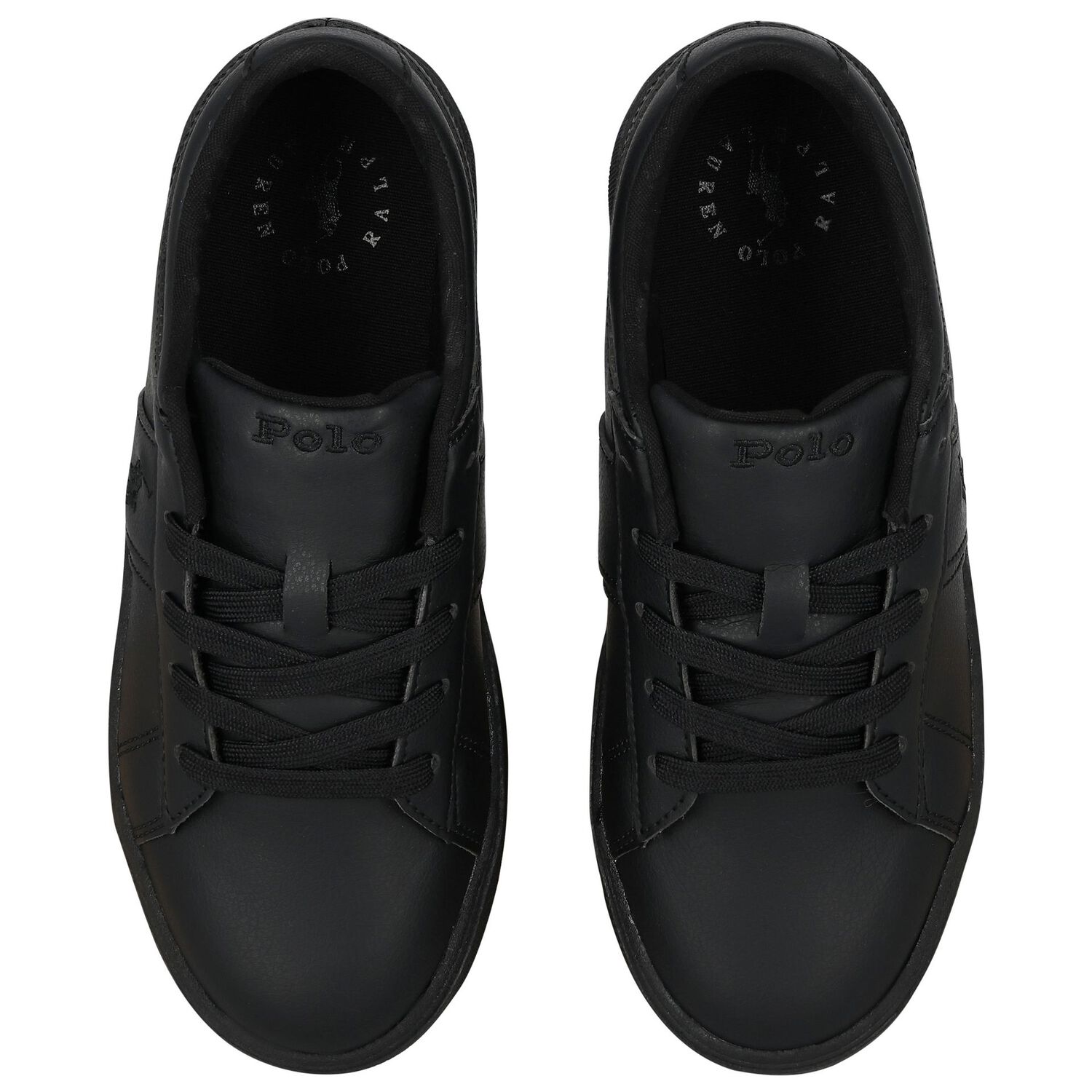 Boys Black Logo Trainers, 1, hi-res image number null