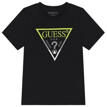 Boys Black Logo T-Shirt