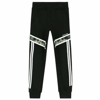 Boys Black Logo Joggers