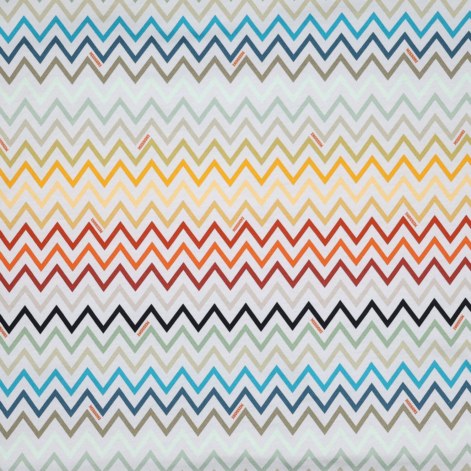 Multi-Coloured Zigzag Baby Blanket, 1, hi-res