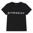 تيشيرت اولاد بالشعار باللون الاسود , 1, hi-res